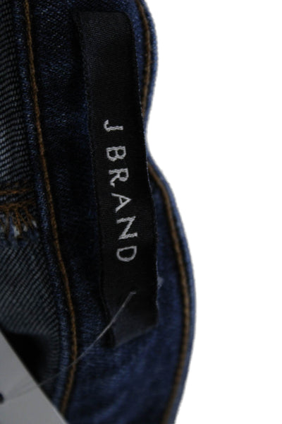 J Brand Womens Skinny Cropped Ankle Jeans Dark Blue Low Rise Size 29