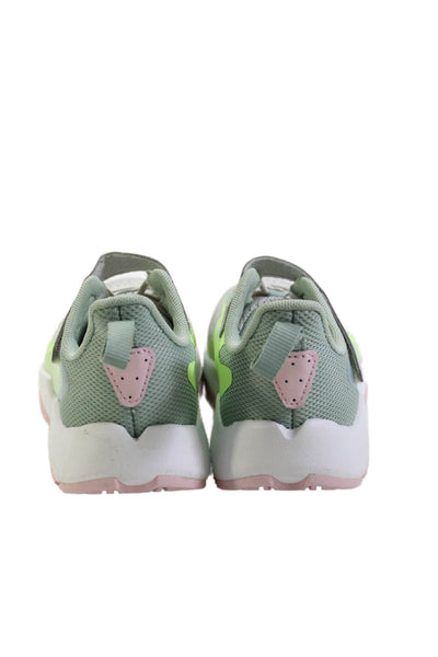 New Balance Girls Rave Run v2 Bungee Lace Athletic Sneakers Gray Size 11.5