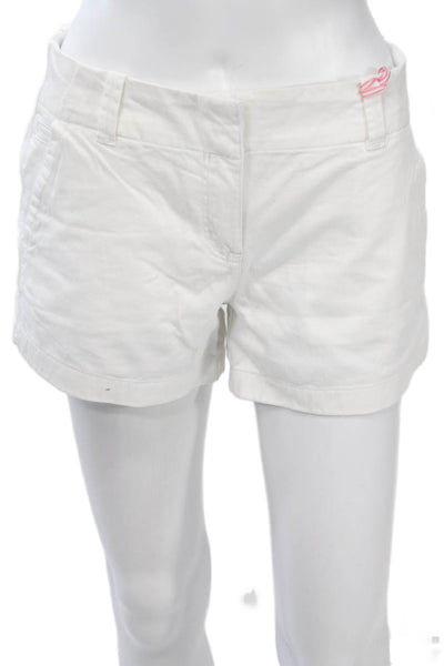 Vineyard Vines Women White Chino Shorts Size 0