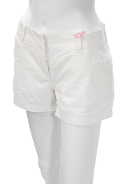Vineyard Vines Women White Chino Shorts Size 0