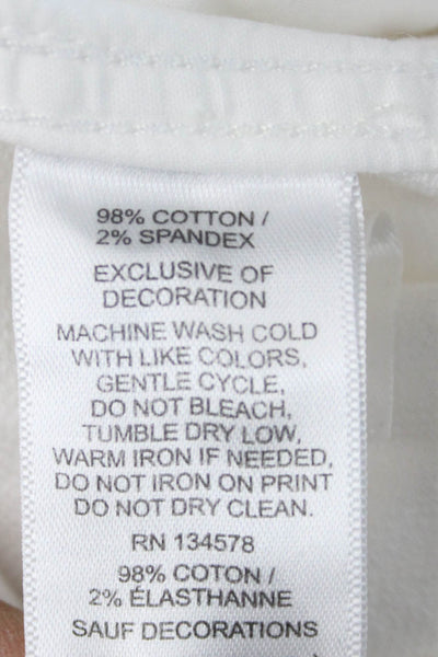 Vineyard Vines Women White Chino Shorts Size 0