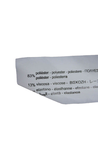 Zara Mens Cropped Ankle Pants Beige Drawstring Polyester Blend Size L