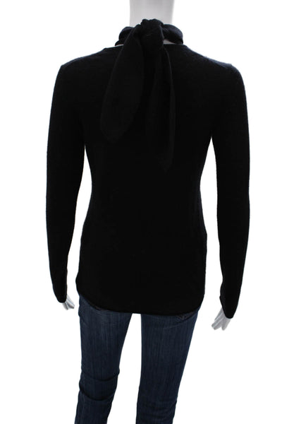 C by Bloomingdales Womens Black Cashmere Turtleneck Pullover Sweater Size XS