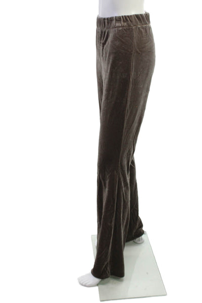 Zara Women Brown 90s Solid Sweatpants Polyester Blend Size M