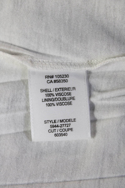 Soft Joie Womens White Zebra Print Viscose Camisole Size M