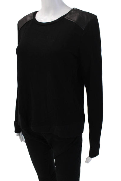 Generation Love Women Pullover Sweater Black Long Sleeve Size M