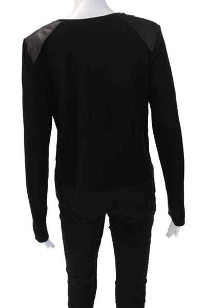 Generation Love Women Pullover Sweater Black Long Sleeve Size M