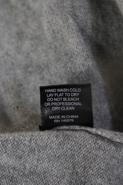 Generation Love Womens 100% Cashmere Pullover Sweater Gray Size S