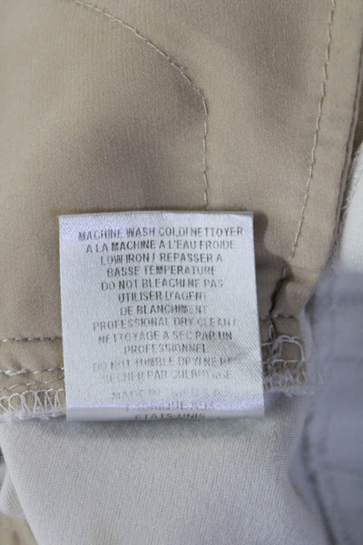 Alice + Olivia Womens Chino Shorts White Size XS