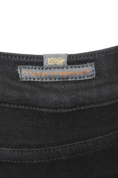 C of H Los Angeles Womens Skinny Jegging Black Size 24