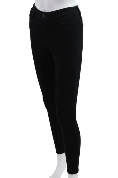 Paige Black Label Womens Ankle Jeggings Black Size 25