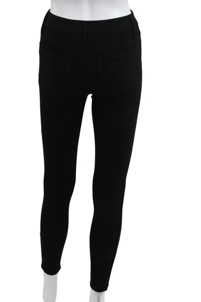 Paige Black Label Womens Ankle Jeggings Black Size 25