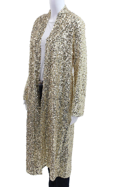 Joie Women Tunic V-Neck Animal Print Long Sleeve Beige Size XS