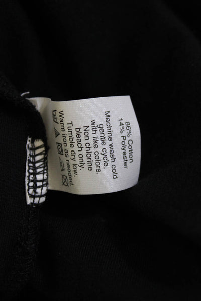 J Crew Womens Basic Black Viscose Tank Top Sleeveless Round Neck Size S