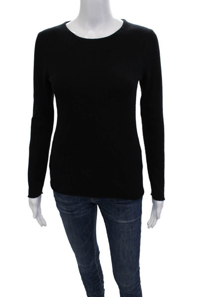 Ply Cashmere Womens Black 100% Cashmere Pullover Sweater Size XS