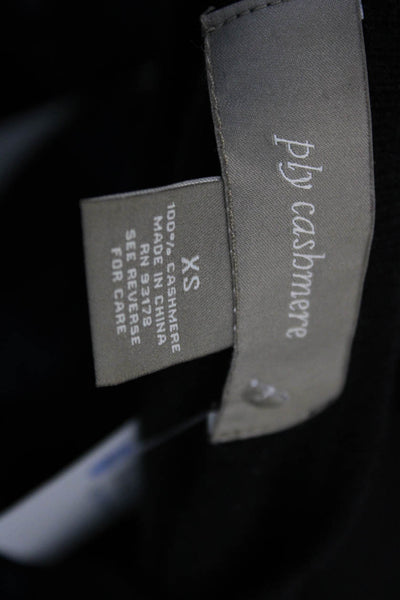 Ply Cashmere Womens Black 100% Cashmere Pullover Sweater Size XS