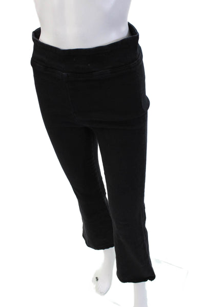 Frame Womens Cropped Black Pants Low Rise 90s 26in Inseam Size 1