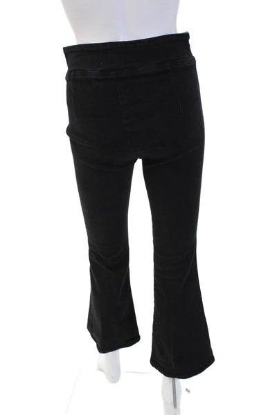 Frame Womens Cropped Black Pants Low Rise 90s 26in Inseam Size 1
