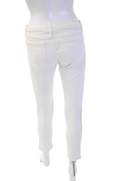 Rag & Bone Jean Womens Ankle Skinny White Jeans Size 24