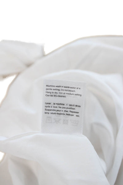 Saks Fifth Avenue Mens Cotton Long Sleeve Button Down Shirt White Size 16