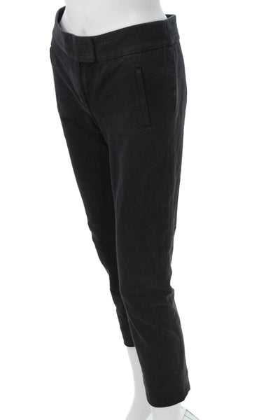 Tory Burch Womens Cropped Ankle Dress Pants Black Size 30