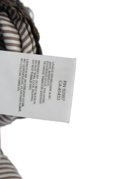 Jacadi Girls Wool Sleeveless Buttoned Knee Length Dress Gray Size 36 Months