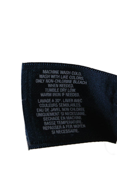 Ralph Lauren Blue Label Girls Geometric Print Ankle Leggings Black Size 2T