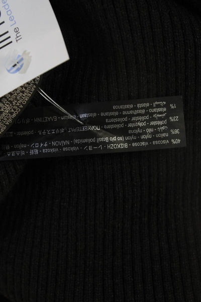 Zara Knit Womens Black Straight Pencil Skirt Size S