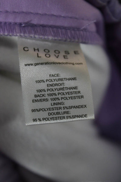 Generation Love Womens Designer Purple Shorts Size XS