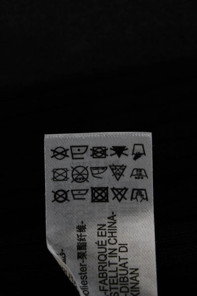 Zara Womens Classic Striped Black Pants Size S