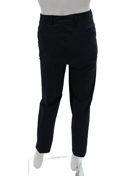 Armani Collezioni Mens Cropped Ankle Dress Pants Dark Blue Size 40