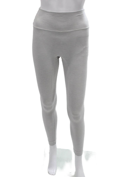Set Active Women Ankle Leggings Gray Polyester Spandex Size S