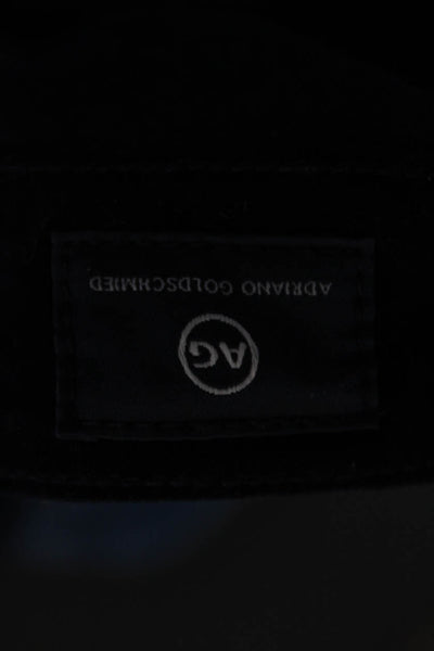 AG Adriano Goldschmied Womens Cropped Dark Blue High Rise Jeans Size 28