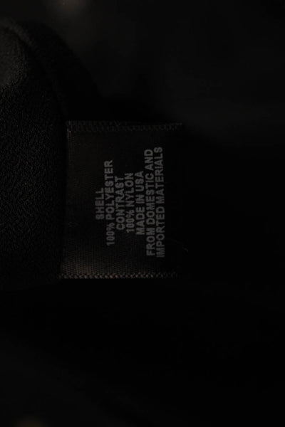 Wayf Womens Black Sleeveless Gothic Round Neck Polyester Blouse Size S