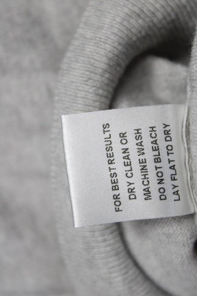 One Grey Day Women Gray Pullover Sweater Crew Neck Long Sleeve Size M