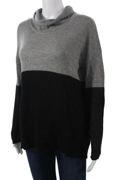 Joie Womens Pullover Sweater Black Mock Neck Long Sleeve Size S