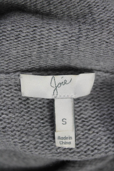Joie Womens Pullover Sweater Black Mock Neck Long Sleeve Size S