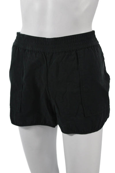 Joie Women Black Lyocell Beach Shorts Size L