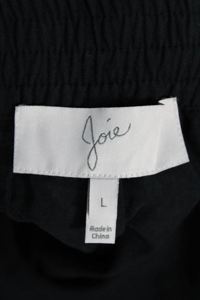 Joie Women Black Lyocell Beach Shorts Size L