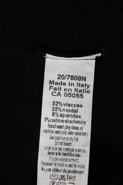 Sophy Curson Womens Dark Blue Turtleneck Pullover Sweater Size M