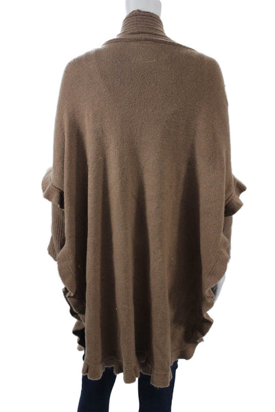 Muche Et Muchette Womens Cardigan Brown Long Sleeve Bohemian Size One Size
