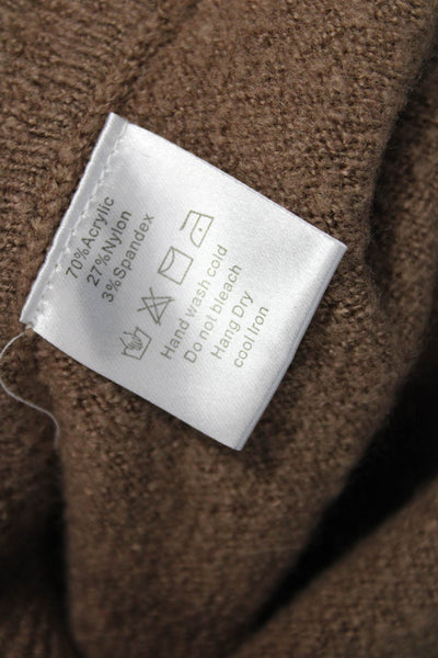 Muche Et Muchette Womens Cardigan Brown Long Sleeve Bohemian Size One Size