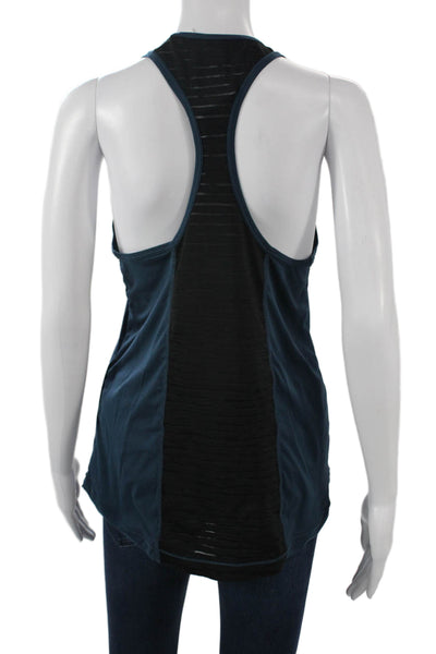 Sweaty Betty Women Dark Blue Sleeveless Basic Tank Round Neck Size S