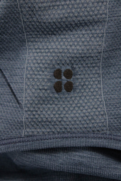 Sweaty Betty Women Blue Basic Tank Round Neck Sleeveless Size XS