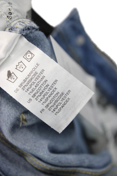 Articles of Society Women Bootcut Flared Light Blue Mid-Rise Jeans Size 26
