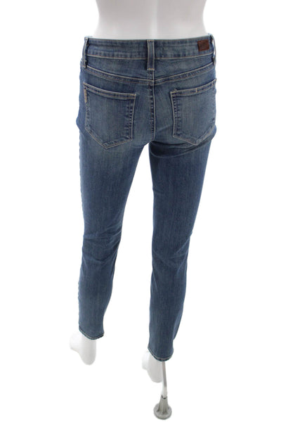 Paige Womens Skinny Ankle High Waist Blue Jeans Size 27