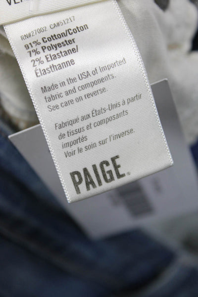 Paige Womens Skinny Ankle High Waist Blue Jeans Size 27