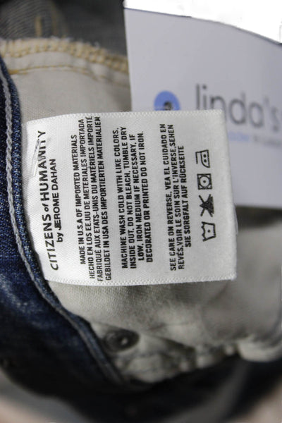 Citizens of Humanity Womens Ankle Skinny High Waist Blue Jeans Size 27