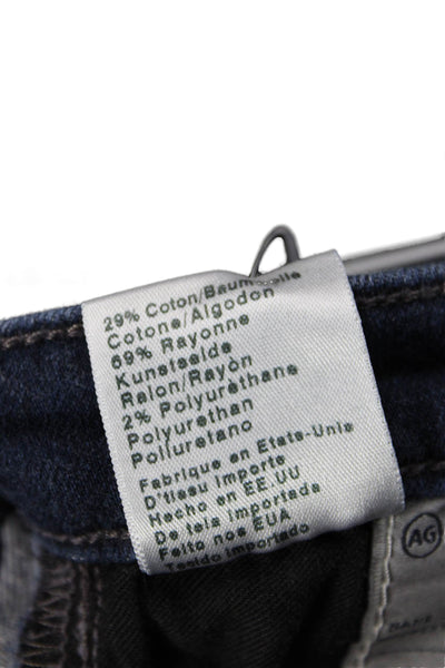 AG Adriano Goldschmied Womens Skinny Ankle Dark Blue Jeans Size 27
