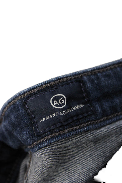 AG Adriano Goldschmied Womens Skinny Ankle Dark Blue Jeans Size 27